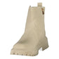 Beige Polyethylene Ankle Boots