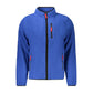 Blue Polyester Men Sweatshirt
