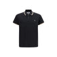 Black Cotton Polo Shirt