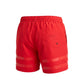 Red Polyester Men Swim Short