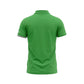 Green Cotton Men Polo Shirt