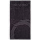 Black Cotton Men Beach Towel