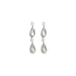 Silver Brass Earrings