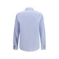 Blue Cotton Dress Shirt