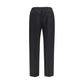 Black Cotton Chino Pants