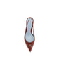 Red Calf Leather Bos Taurus High Heel Pumps
