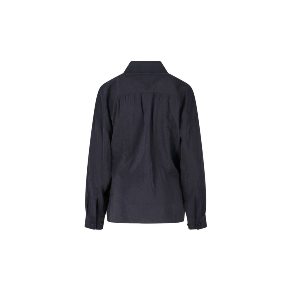 Black Polyamide Dress Shirt