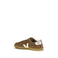 Brown Recycled Polyester Low Top Sneakers