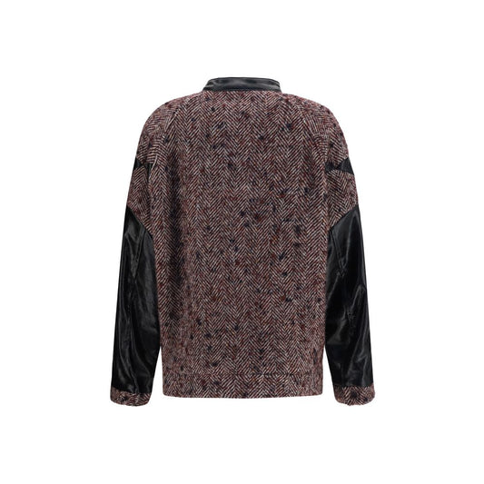Multicolor Wool Oves Aries Full-Length Jacket