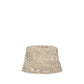 Beige Silk Bucket Hat