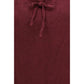 Bordeaux Linen Casual Dress