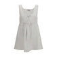 White Linen Casual Dress