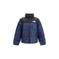 Blue Nylon Full-Length Jacket