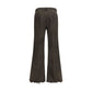 Bicolor Cotton Flared Jeans