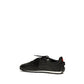 Black Calf Leather Bos Taurus Athletic Sneakers