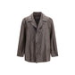 Brown Lamb Leather Leather Jacket