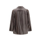 Brown Lamb Leather Leather Jacket