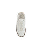 White Calf Leather Bos Taurus Low Top Sneakers