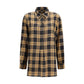 Beige Viscose Dress Shirt