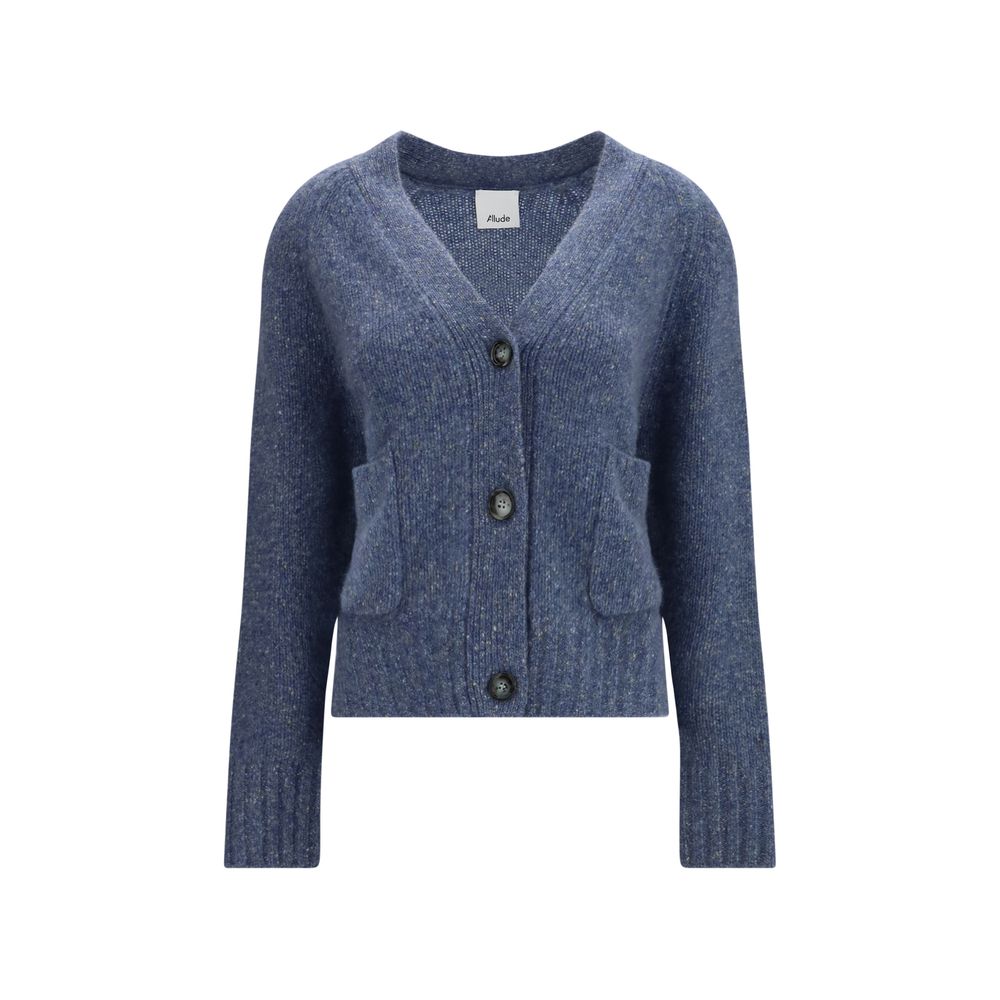 Blue Cashmere Cardigan