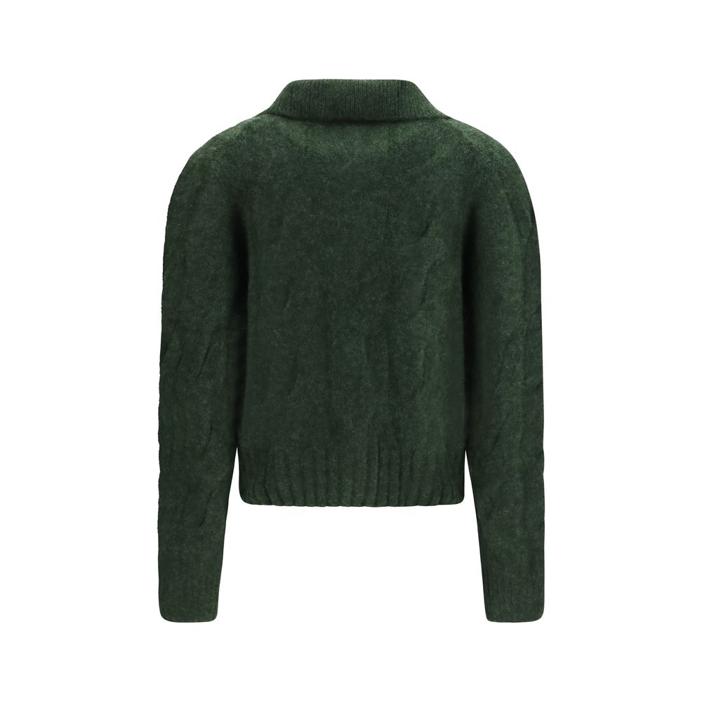 Bicolor Cashmere Cardigan
