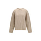 Beige Cashmere Sweater