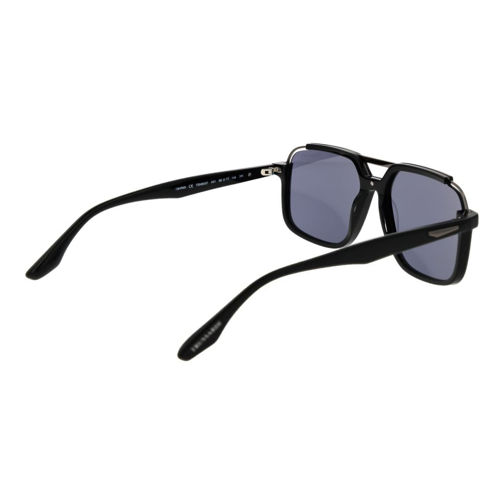 Black Acetate & Stainless Steel Sunglasses