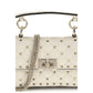Beige Calf Leather Bos Taurus Handbag