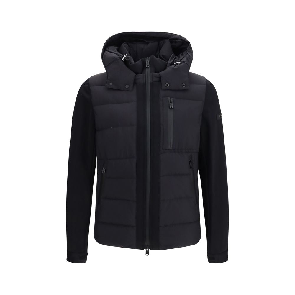 Black Goose Down Full-Length Jacket