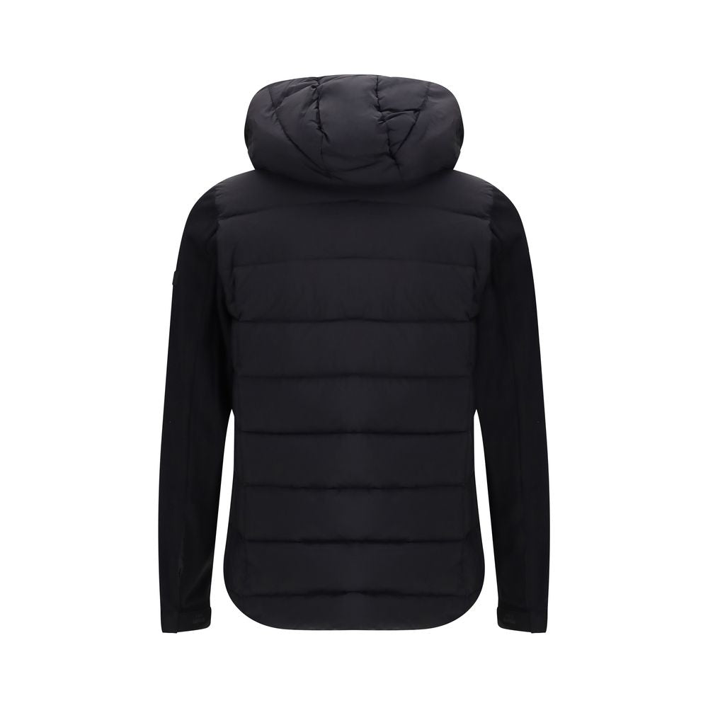 Black Goose Down Full-Length Jacket