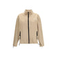 Beige Cotton Full-Length Jacket