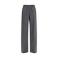 Gray Wool Oves Aries Casual Pants