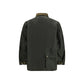 Bicolor Cotton Full-Length Jacket