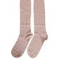 Light Pink Viscose Over The Calf Accessory Socks