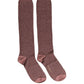 Dusty Pink Viscose Over The Calf Accessory Socks