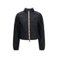 Black Polyamide Full-Length Jacket