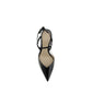 Black Calf Leather Bos Taurus High Heel Pumps