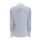 Blue Cotton Pattern Shirt