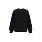 Black Cotton Sweatshirt