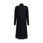 Black Silk Casual Dress