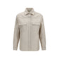 Beige Denim Shirt