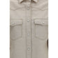 Beige Denim Shirt