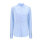 Blue Cotton Dress Shirt