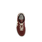 Bordeaux Suede Leather Low Top Sneakers
