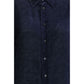 Blue Silk Dress Shirt