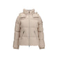 Beige Goose Down Shell Jacket