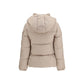 Beige Goose Down Shell Jacket