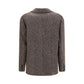 Brown Wool Oves Aries Biker Jacket