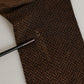 Men Brown Viscose Over The Calf Accessory Socks