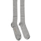 Men Gray Viscose Over The Calf Accessory Socks